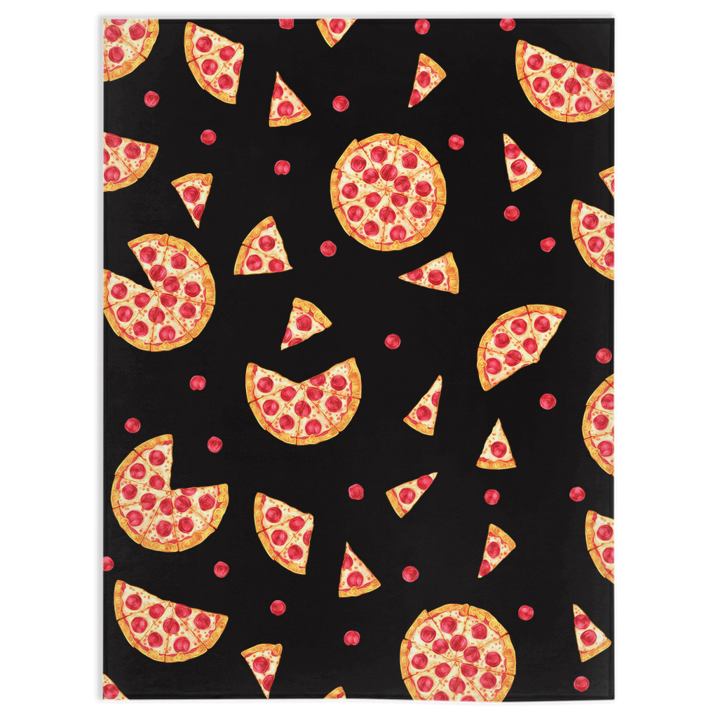 Pepperoni Pizza Minky Blanket