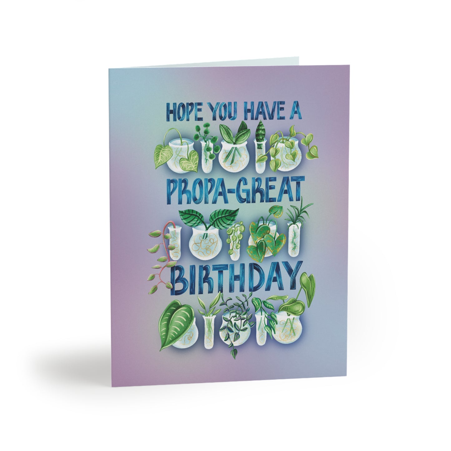 Propagation Station Birthday Folded Greeting Cards (8, 16, and 24 pcs)