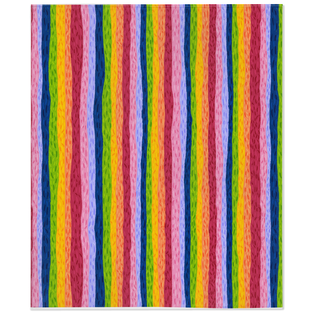 Rainbow Minky Blanket