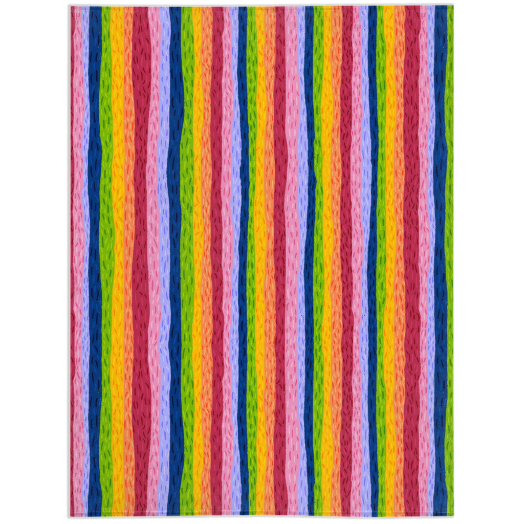 Rainbow Minky Blanket